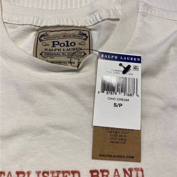 Polo Ralph Lauren Eagle Shield American Dry Goods & Supplies Tee T-Shirt - Picture 6 of 6